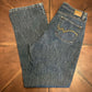 Wrangler 5 pkt Marble Wash Bootcut High-waisted Jeans with Orange Stitching