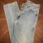 Wrangler 5 pkt with Orange Stitching Cropped Bootcut High-rise Jean