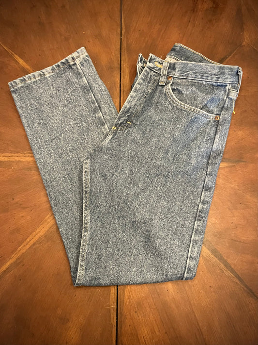 Wrangler 5 pkt Faded Skinny High-rise Jeans with Blue Label