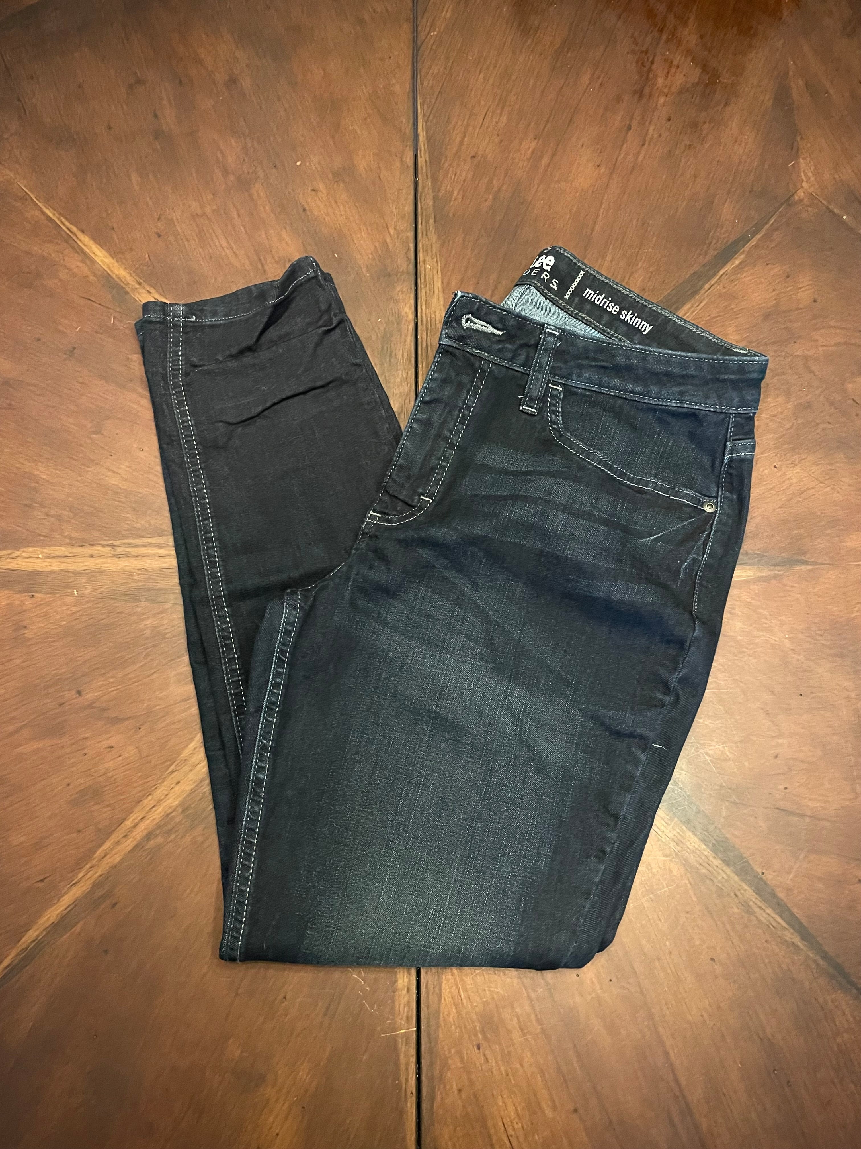 Riders mid sales rise skinny jeans