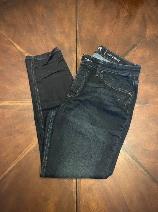 Lee Riders 5-Pkt Dark Wash Mid-rise Skinny Blue Jeans