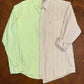 Tommy Hilfiger Fused Mint & Vertical Stripes Button-Up Shirt