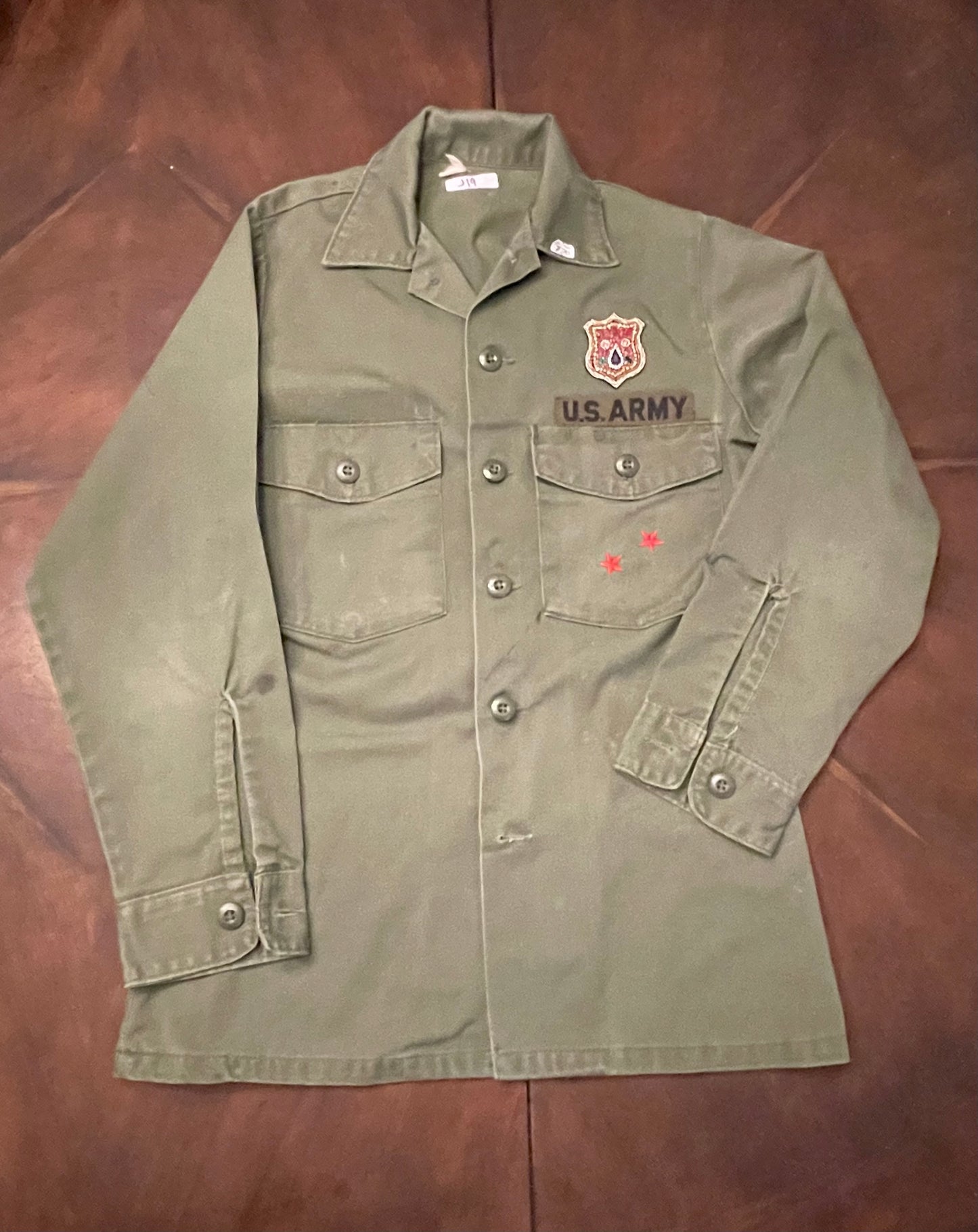 Vintage U.S. Army Jacket with Patch and Stars