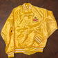 Stroh's Beer Yellow Satin Jacket with Hand-Beaded Trim
