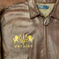 UKRAINE Hand-Painted Polo Vintage Lambskin Jacket