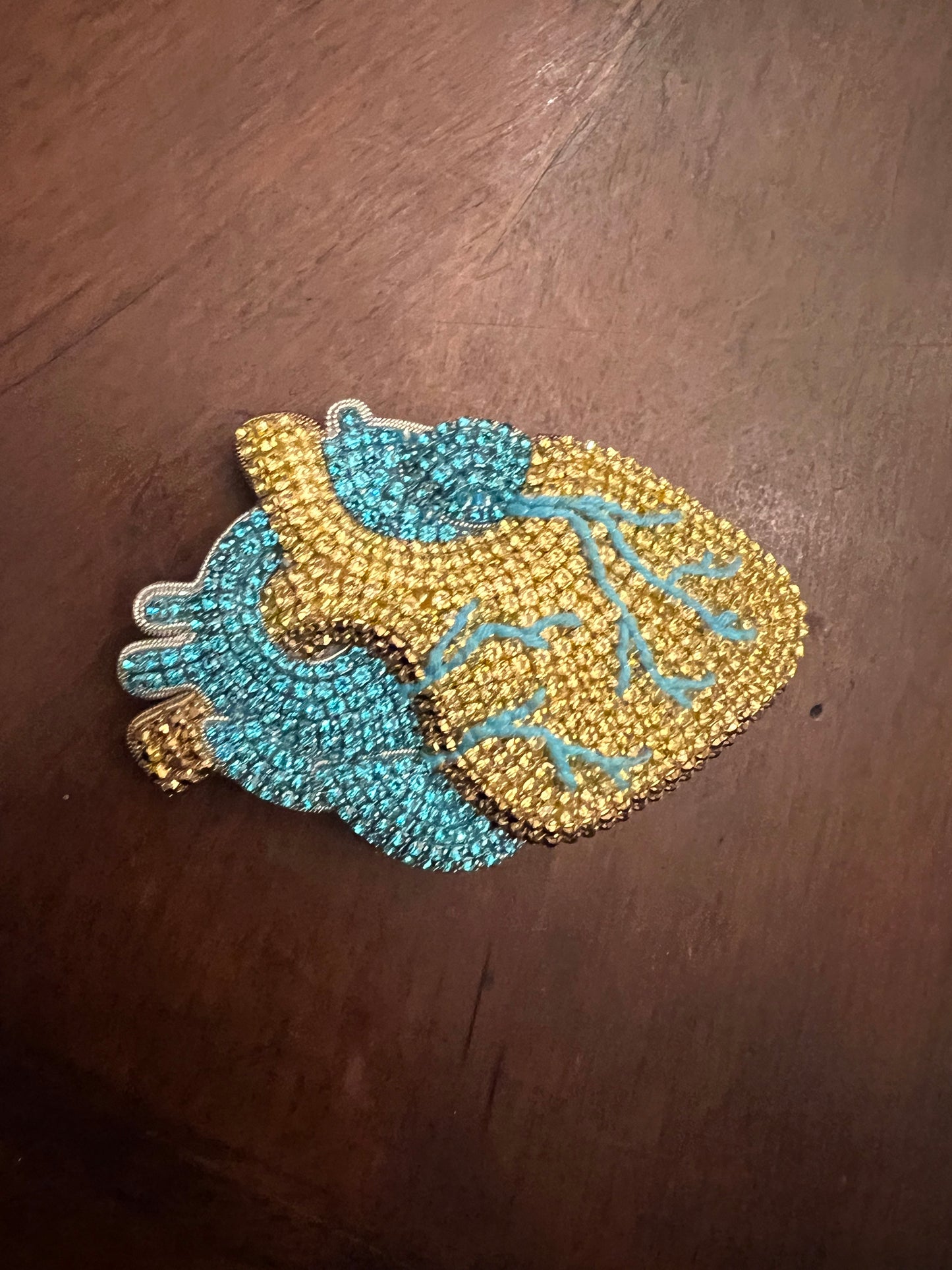 UKRAINE Beaded Brooch by Svitlo